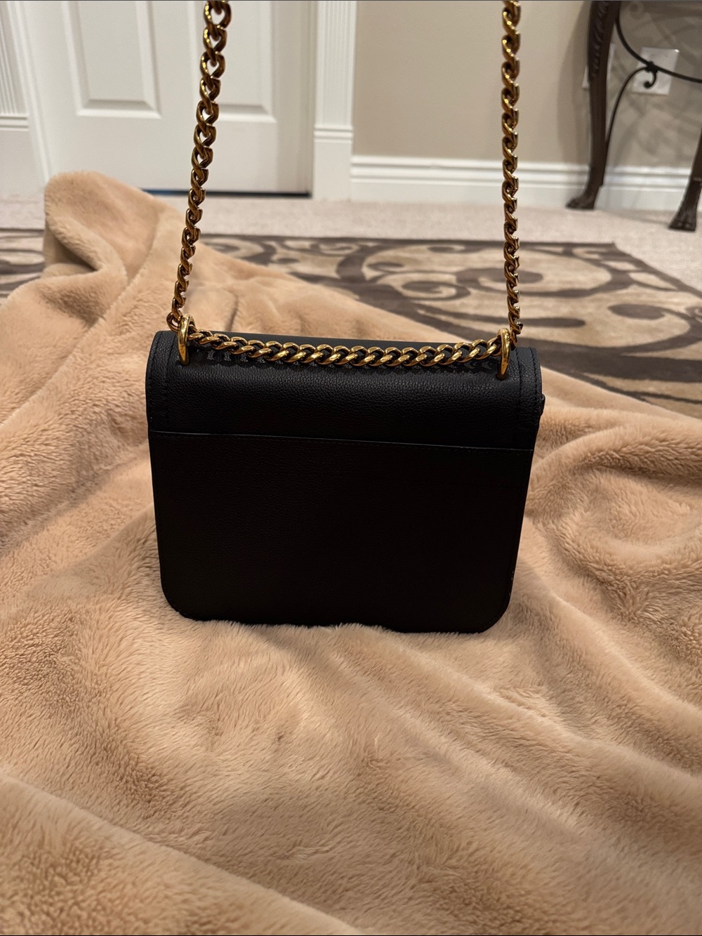 Louis Vuitton Black Leather Crossbody with Gold Hardware - Picture 3 of 8